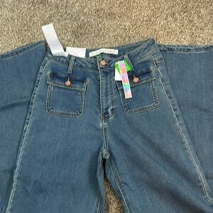 Tinseltown Blue Wide Leg Jeans Classic Style NWT Size 5